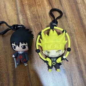Naruto Shippuden Figural 3D Bag Clip Set Of 2